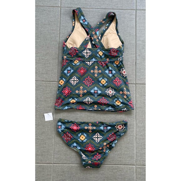 A PEA IN THE POD Maternity Tankini Swimsuit Size XS Two Piece NEW Beach Resort - Picture 7 of 15
